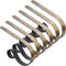Christmas Stocking Holders for Mantle, Set of 6 Mantle Clip Fireplace Hooks for Holiday Decoration Supplies - Brass