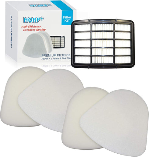 HQRP Filter Kit for Shark Navigator Lift-Away NV350 NV351 NV352 NV355 NV356 NV357 NV358 UV540 Series