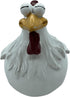 Funny Farm Chickens Statues,Cute Chicken Fence Decoration,Resin Chickens Decor,Outdoor Real Animal Statue,Chicken
