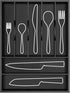 ROYAL CRAFT WOOD Luxury Bamboo Kitchen Drawer Organizer - 7 Slot Silverware & Utensil Holder