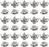 30 Pcs Metal Teapot Tea Cup Charms, Mini Coffee Mug Pendants for DIY Crafts Jewelry - Silver