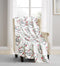 Spring Wedding Fleece Throw Blanket: Love is Kind Patient Pink White Red