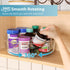 Guzon 4 Pack Lazy Susan Organizer, 12 Inch Clear Rotating Turntable for Kitchen, Pantry, Dresser, Bathroom
