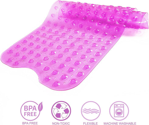 39 16 Inch Bathtub Mats for Shower Tub Non-Slip Bath Mat x Extra Long Shower Mat, Bath Tub Mat for Bathroom