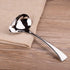IMEEA Small Sauce Ladle with Pouring Spout, 18/10 Stainless Steel Sauce Drizzle Spoon - 7inch