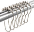 Titanker Shower Curtain Hooks Rings, Rust-Resistant Metal Shower Hooks for Bathroom Shower Rods (Set of 12, Matte