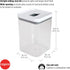 Copco Food and Organization Storage Container, 4.43-Quart with Airtight Lid, Clear