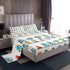 Manfei Watercolor Robots Sheet Set Full Cartoon Toy Theme Bed Sheet Set