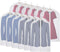 Kntiwiwo Clear Garment Bags, Suit Bag for Closet Storage, Hanging Clothes Dress Cover Bags (24" x 40", 12pcs)