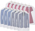 Kntiwiwo Clear Garment Bags, Suit Bag for Closet Storage, Hanging Clothes Dress Cover Bags (24" x 40", 12pcs)