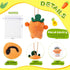 40 Sets Hotop Positive Stuffed Dancing Fruit Vegetable Plush Keychains Thank You Card Appreciation Gift Bulk