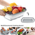 HI NINGER Collapsible Cutting Board with Colander, 9-In-1 Multi Chopping Board for Kitchen and Camping Accessories
