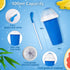 Slushy Maker Cup 2 Pack, DIY Magic Quick Frozen Slushie Cup, Double Layer Portable Smoothie Squeeze Cup