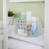 STORi Bliss Clear Makeup Organizer for Countertop, Divided Bathroom Storage Drawer, Makeup Brush Holder