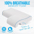 MARS WELLNESS Memory Foam Cuddle Pillow - Ergonomic Anti Pressure Couples Pillow with Arm Hole - Great for Cuddling