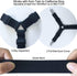 Place,2Pcs/Set Bed Sheet Holder Straps - Sheet Straps Adjustable Bed Sheet Clips Fasteners Keep Sheets Stays in Black