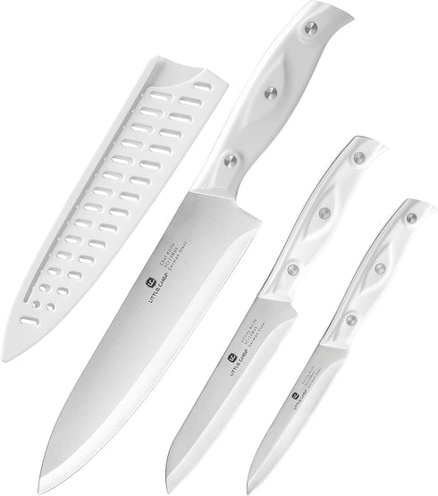 3PCS Chef Knife Set, Ultra Sharp Kitchen Knife, High Carbon Stainless Steel Chef Knives
