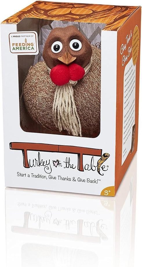 Turkey On The Table Thanksgiving Activity for Kids and Families (Includes Book, Turkey, Pen, & 13 Double Sided Feathers)