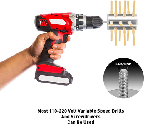 YardYield 18 Chicken Plucker Drill Attachments Fingers Chicken Feather Plucker Machine Stainless Steel Drill Chicken