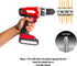 YardYield 18 Chicken Plucker Drill Attachments Fingers Chicken Feather Plucker Machine Stainless Steel Drill Chicken