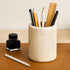 3.5 4.5 Inch Creative Home Natural Champagne Marble Tumbler Solid Stone Toothbrush Holder Cup Bathroom Vanity Makeup