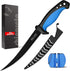 Rhinoreto Fillet Knife for Fish, Razor Sharp Flexible German Stainless Steel Blade 5-9 inch, Professional Knives Set