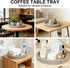Vomktvcsr 13" Oval Tray for Coffee Table Dcor Concrete Modern Decorative Trays Home Dcor Accents -Circle Coffee Table
