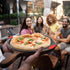 Round Pizza Pan with Holes, Non-Stick Carbon Steel Pizza Tray for Oven Cooking, Baking, Grilling, Dishwasher Safe