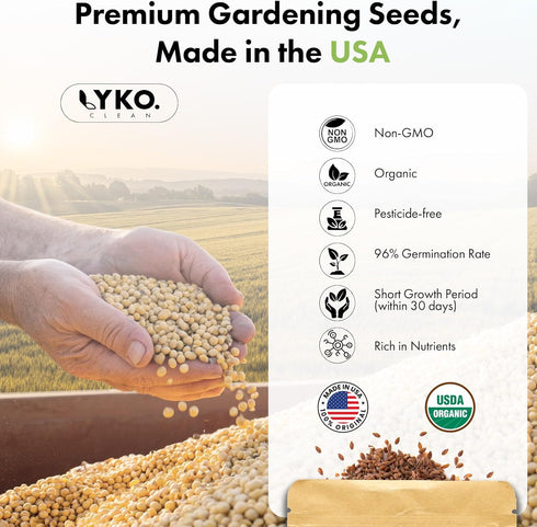 12 Lyko Gourmet Herb Seed Pod Kit for AeroGarden, iDoo, Ahopegarden, GARDENCUBE, Pods with Basil, Parsley, Mint