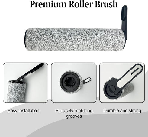 CleanCrafter K10/K10 2 2 1 Replacement Parts Kit for DREAME PRO Wet Dry Vacuum Cleaner | Brush Rollers, HEPA Filters