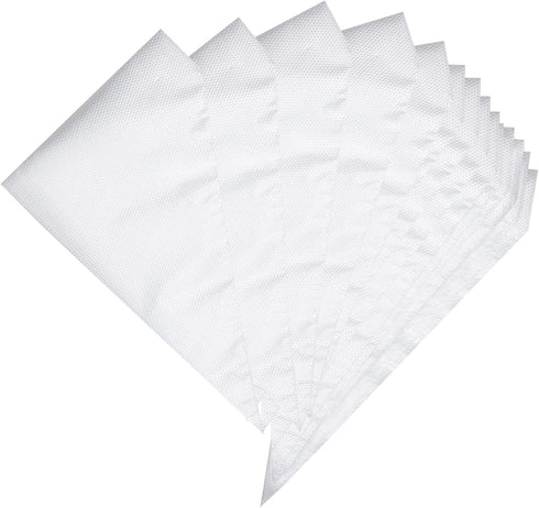 Piping Pastry Bag Pack of 100 - Plastic Disposable Cream Pastry Bag for Cake Icing Sugarcraft Cupcake Decorating