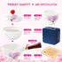Set Set, Set 360 Set Set Set (4cups-Sakura) Japanese Tea Chinese Gongfu Tea Portable Teapot with Rotation Tea Maker