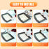 Wood Stove Gasket (7/8" x 72") - Grey Color Fiberglass Door Seal, High Temperature Resistant Rope