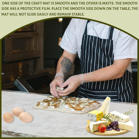 Extra Large Silicone Mat, 36"x24", Thick Waterproof Heat-resistant Kitchen Countertop Protection Mat