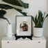 Guffman 12 Inch Wooden Display Stand - Black Wood Plate Stand for Decorative Plates