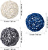Yaomiao 6 Pieces Wicker Rattan Balls, Decorative Orbs for Craft, Party, Wedding Table Decoration