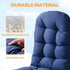 Lucresta 48.8x20.4x4.3, 1 Adirondack Chair Cushion, High Back Patio Cushions with Adjustable Ties, Waterproof Tufted