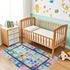 Room,Bedroom,Floor,Nursery(Blue,3'x5') Kids ABC Rug for Playroom, Classroom Alphabet Area Carpet Playmat,Washable
