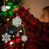 36pcs Snowflakes Christmas Tree Decorations - Plastic Glitter White Snow Flakes Ornaments for Indoor Winter Decor
