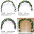 Mavee Artificial Wisteria Vine Garland Hanging Decor - 28.8ft Silk Flowers with Ivy Leaves for Wedding, Home Floral