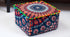 20X20X14 inches, CRAFT KALA Indian Square Patchwork Traditional Pouf Cover Indian Living Room Poufs Cover Decorative