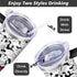 Cartoon Mouse Tumbler 40 Oz - Stainless Steel Insulated Travel Coffee Mug with Lid and Straw, Birthday Gift