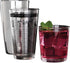 HIC Bar Boston Cocktail Shaker and Mixer Glass Set with 7 Printed Recipes, 18/8 Stainless Steel and Borosilicate Glass by HIC Kitchen