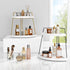 Countertop, 2Tier Counter, Forbena Corner Bathroom Organizer Sink Corner Shelf Stand for Kitchen Modern Coffee Bar