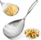 KAYCROWN 304 Stainless Steel Skimmer Slotted Spoon, Ladle/Strainer for Cooking, Frying, Pasta Strainer for Kitchen