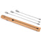A Bar Above Stainless Steel Cocktail Stirrer Bar Spoon Set, 3 Pieces, 12 , 15 , 17 , Spiral Handle Drink Stirrers