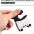 DOITOOL 2pcs Pot Clip Holder Utensil Rest, Stainless Steel Kitchen Gadget for Home Restaurant (Black)