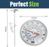 Premium Milk Thermometer with Clip and 7 Inch Probe for Steaming Milk