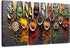 ElephantStock Choice of Spices Wall Art - 3 Panel Multi Piece Canvas