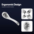 Set of 4 Dragon Ceramic Soup Spoons, 6.2 Inch Asian Spoons for Chinese, Korean, Japanese Ramen and Pho